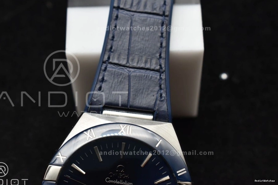 Blue SS Breathable Edition Best Ceramic Strap Super Blue Dial A8900 546 on 1:1 Constellation Gummy VSF Blue Clone 1209